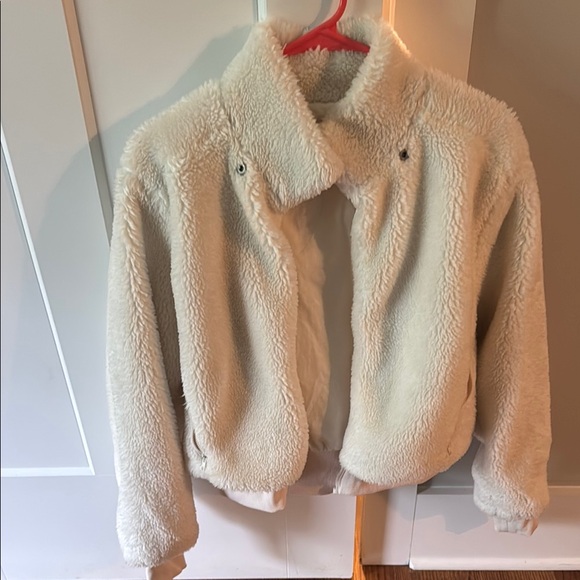 ALO Yoga Soft Cream Fleece Jacket